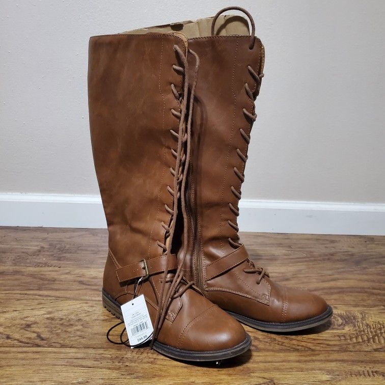 Brown Knee High Boots