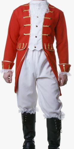 Colonial Military Costume Set