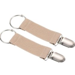 mitten clips 6 pack khaki