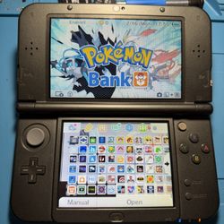 Nintendo Black New 3DS XL - Custom Setup - 64GB 