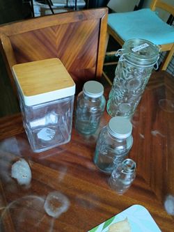 glass jars