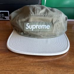 SUPREME 5 PANEL BOGO BOX LOGO HAT GREEN