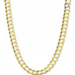 26in Solid 14k Gold Necklace 