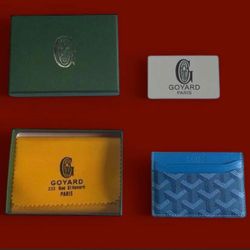 Blue Designer Card Holder