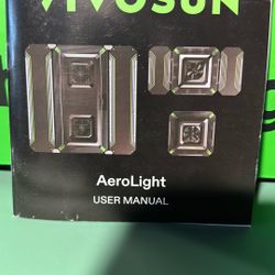 AeroLight Wing AW200 Tunable Spectrum LED Grow Light 200W, with Integrated Circulation Fan, Compatible with APP, 3 x 3 Ft. Coverage