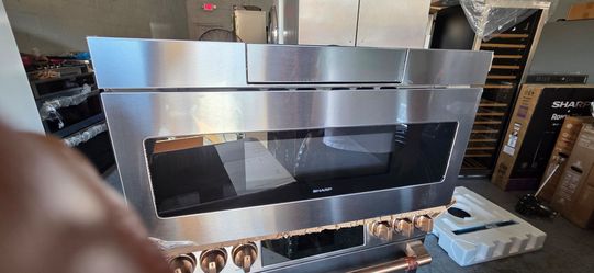 NEW SHARP 30 IN DRAWER MICROWAVE BUILT IN UNDERCOUNTER  STAINLESS STEEL