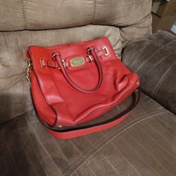 Red Michael Kors Bag 