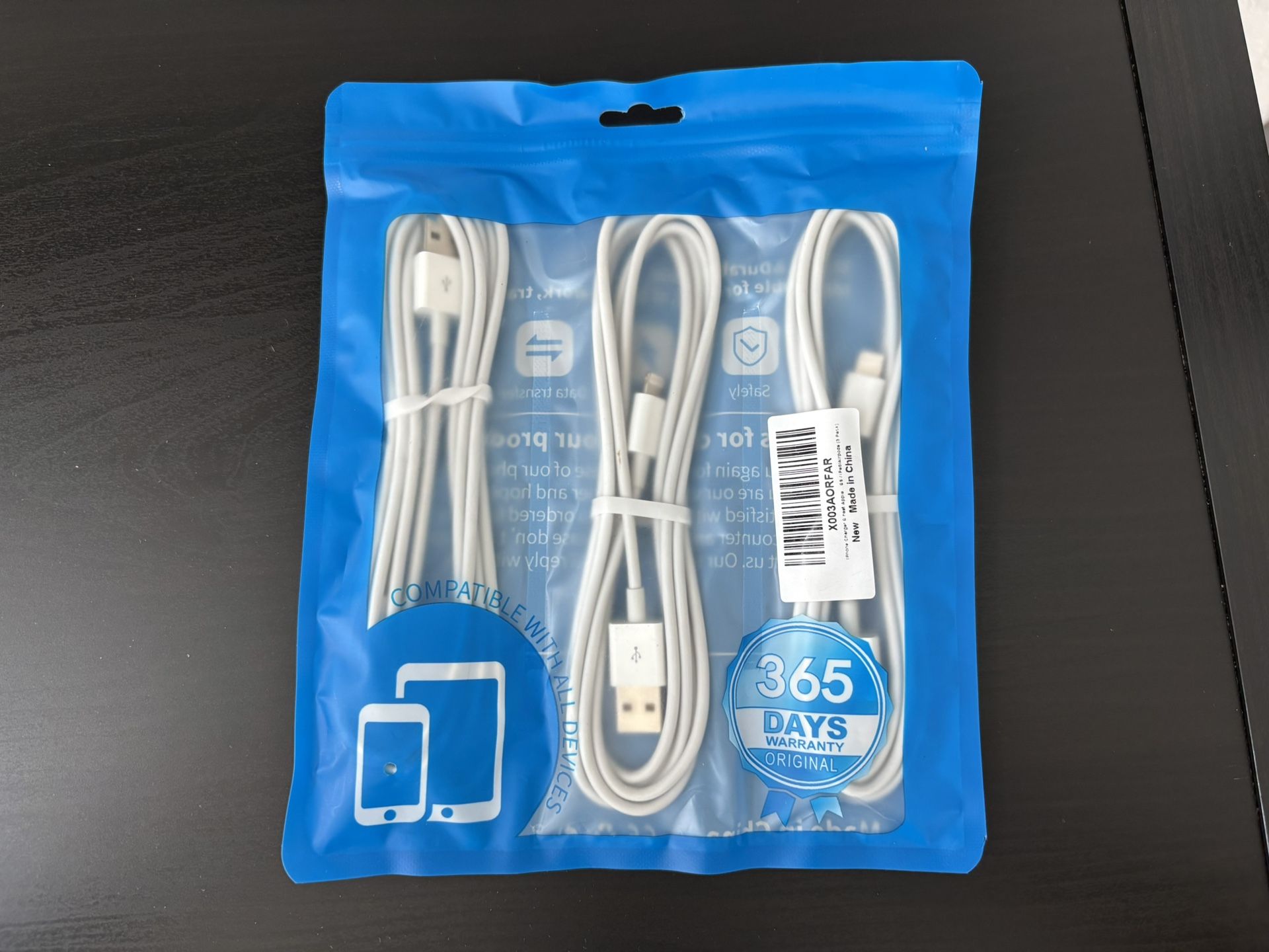 $7 for NEW iPhone 6FT Charger Lightning Cables
