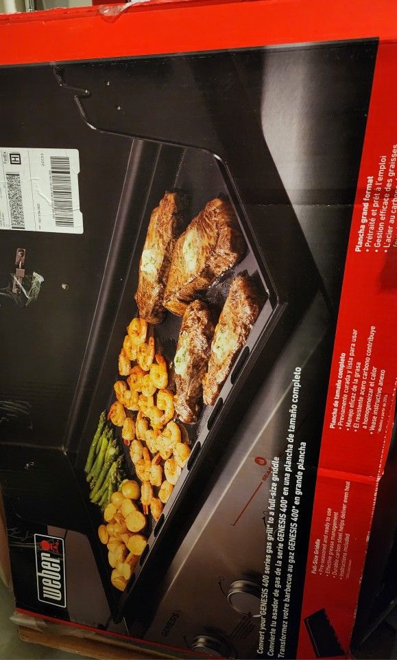 Genesis 400 Gas Grill Full Griddle