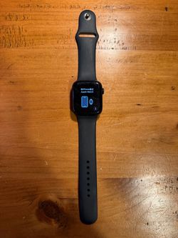 * Apple Watch SE (2nd Gen) (GPS + Cellular, 44mm) - Midnight Aluminum Case with Midnight Sport Band, M/L