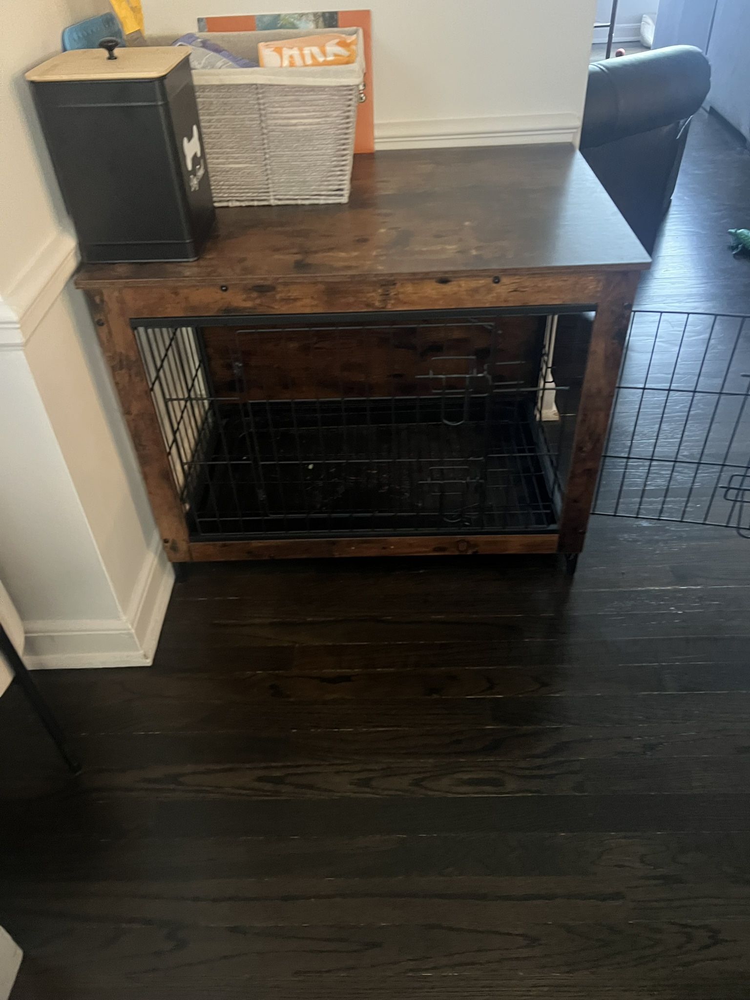 Dog Crate End Table 
