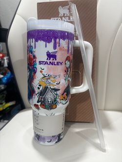 Stanley 40oz Quencher H2.0 FlowState Tumbler Nightmare Before Christmas Custom