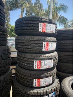 205/55R16 Kumho Ecsta #4 new tires installation and balance 50,000 miles warranty