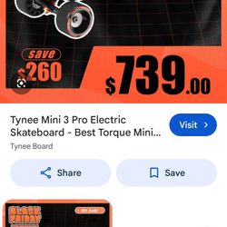 Tynee Electric Skateboard SUPER CHEAP