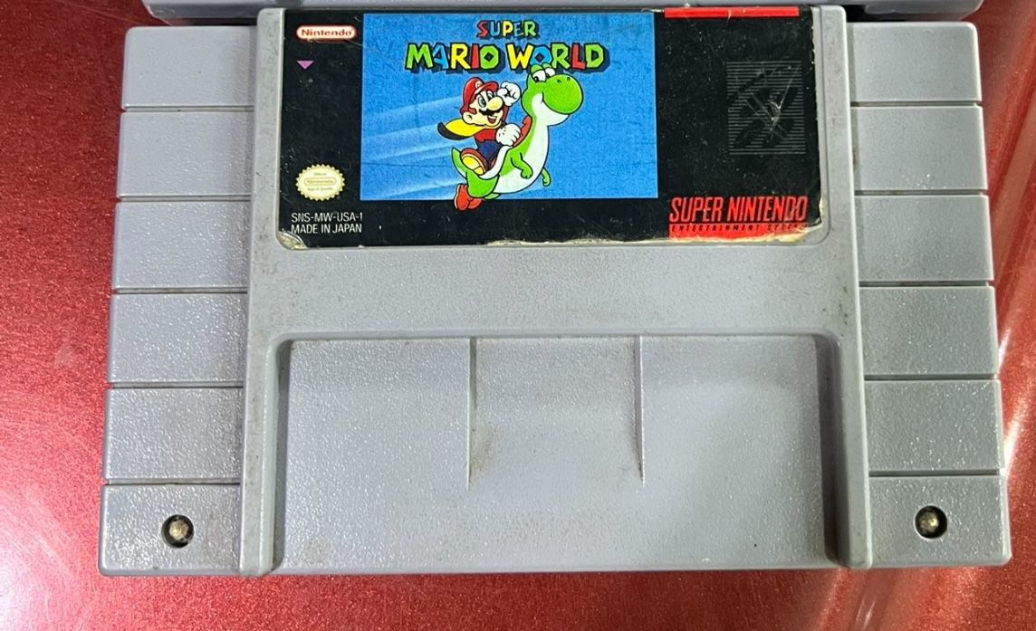Super Mario World & Uniracers Super Nintendo Games