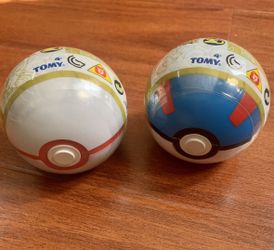 Pokemon 20th Anniversary Pokeball Mew and Darkrai Figures 