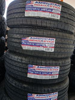 Tengo un set de llantas nuevas 235 75 15 de  la marca americana