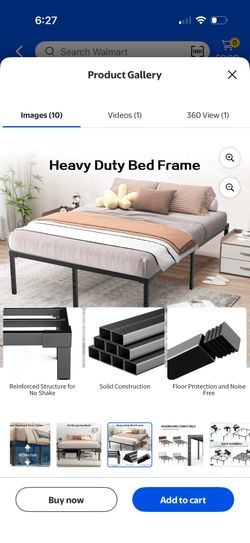 Iron Twin Bed Frame - Like New