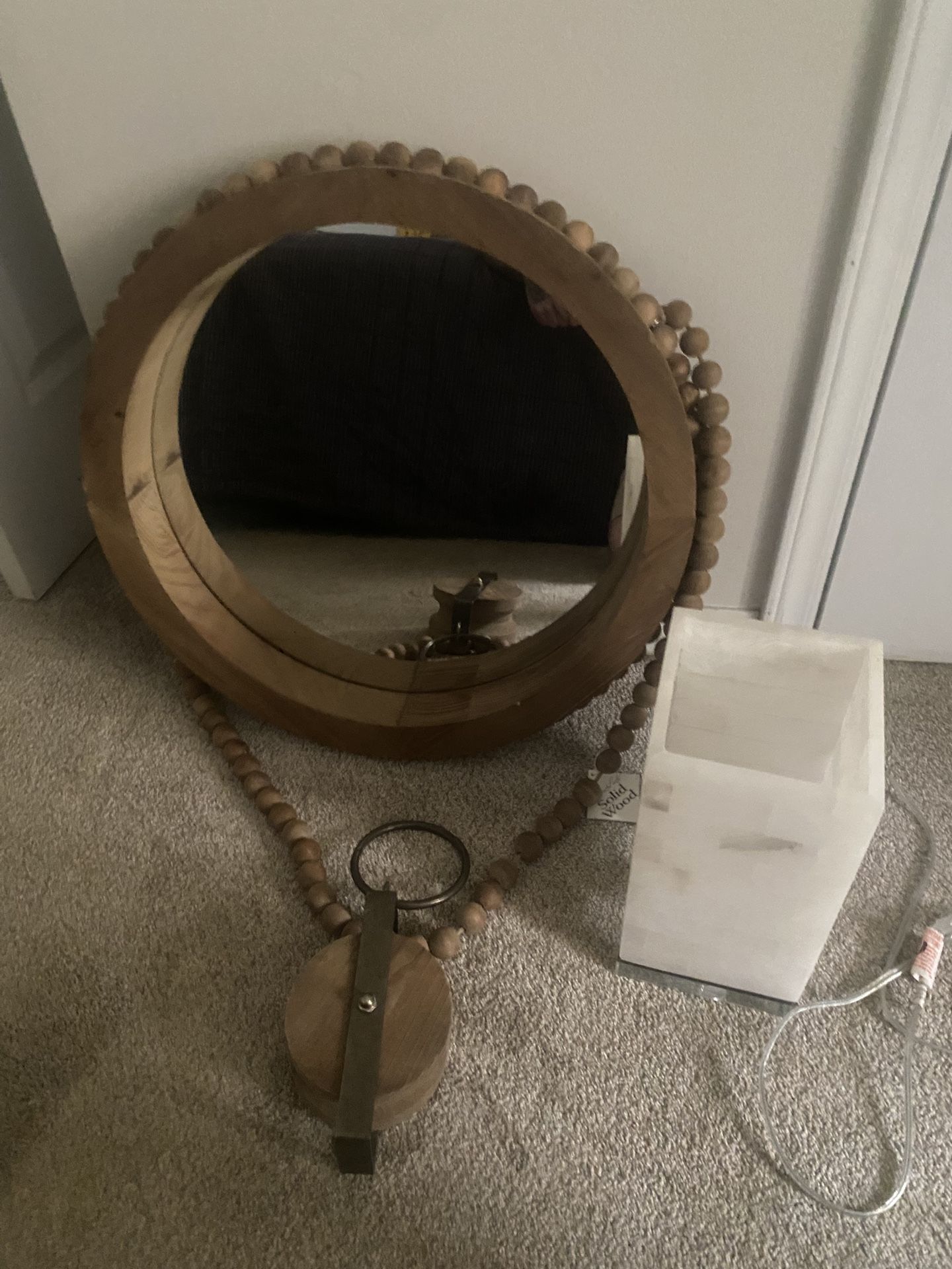 Mirror And Lamp Combo
