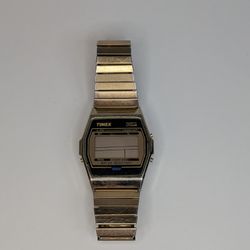 Vintage TIMEX Quartz Lithium Digital Men's Watch Alarm Chronograph Needs REPAIR