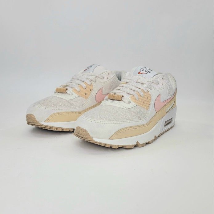 Women's Size Nike Air Max 90 SE Sun Club Sail Arctic Orange