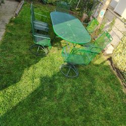 Patio Table With 6 Chairs 
