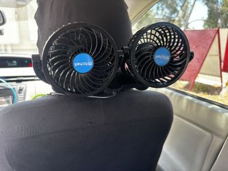 Lighter Outlet Powered Dual Fan For Car Like New