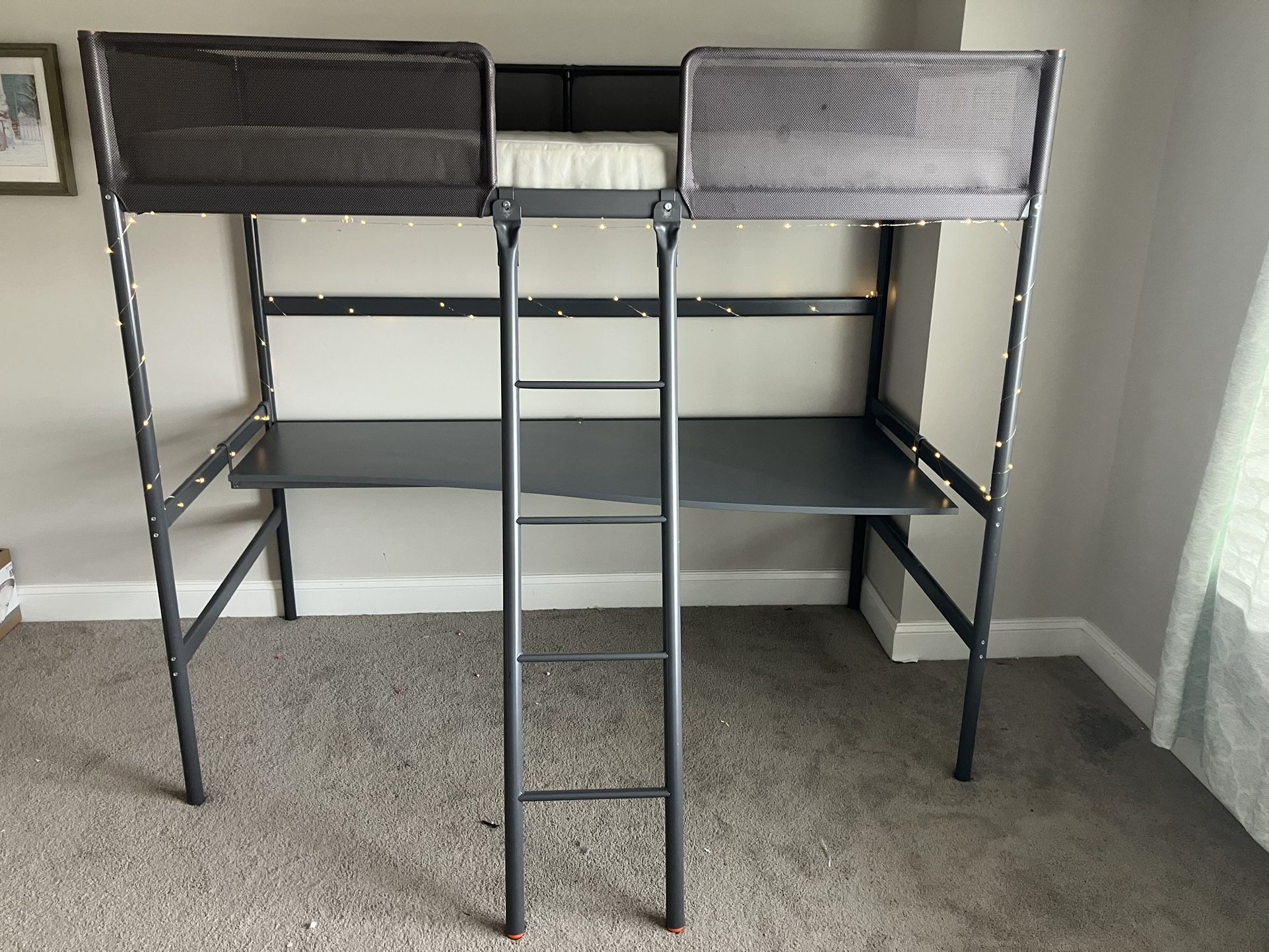 IKEA Tuffing Loft Bed With desk