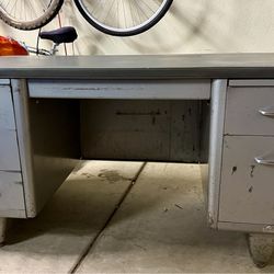 Vintage ASE Tanker Desk - Industrial MCM