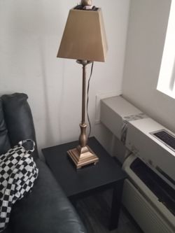2 Gold Color Lamps 