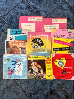 10 vintage 78 records
