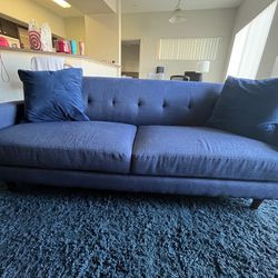 Navy Blue Sofa