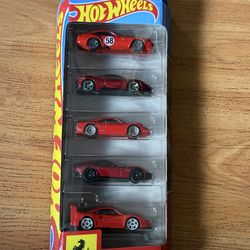 Hot Wheels Ferrari 5 Pack 