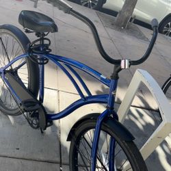 Huffy's Cranbrook exclusive Perfect Fit frame makes this the most comfortable bike , Blue 5’0”