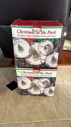 Christmas In The Park Dishes