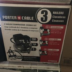 Porter Cable 3 Nailer/compressor Combo Kit 