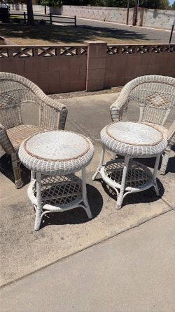 Wicker furniture