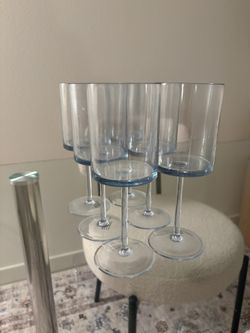 Plastic Wine Cup Set