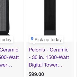 Tower Heater With Remote 