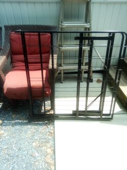 Twin fold bed frame