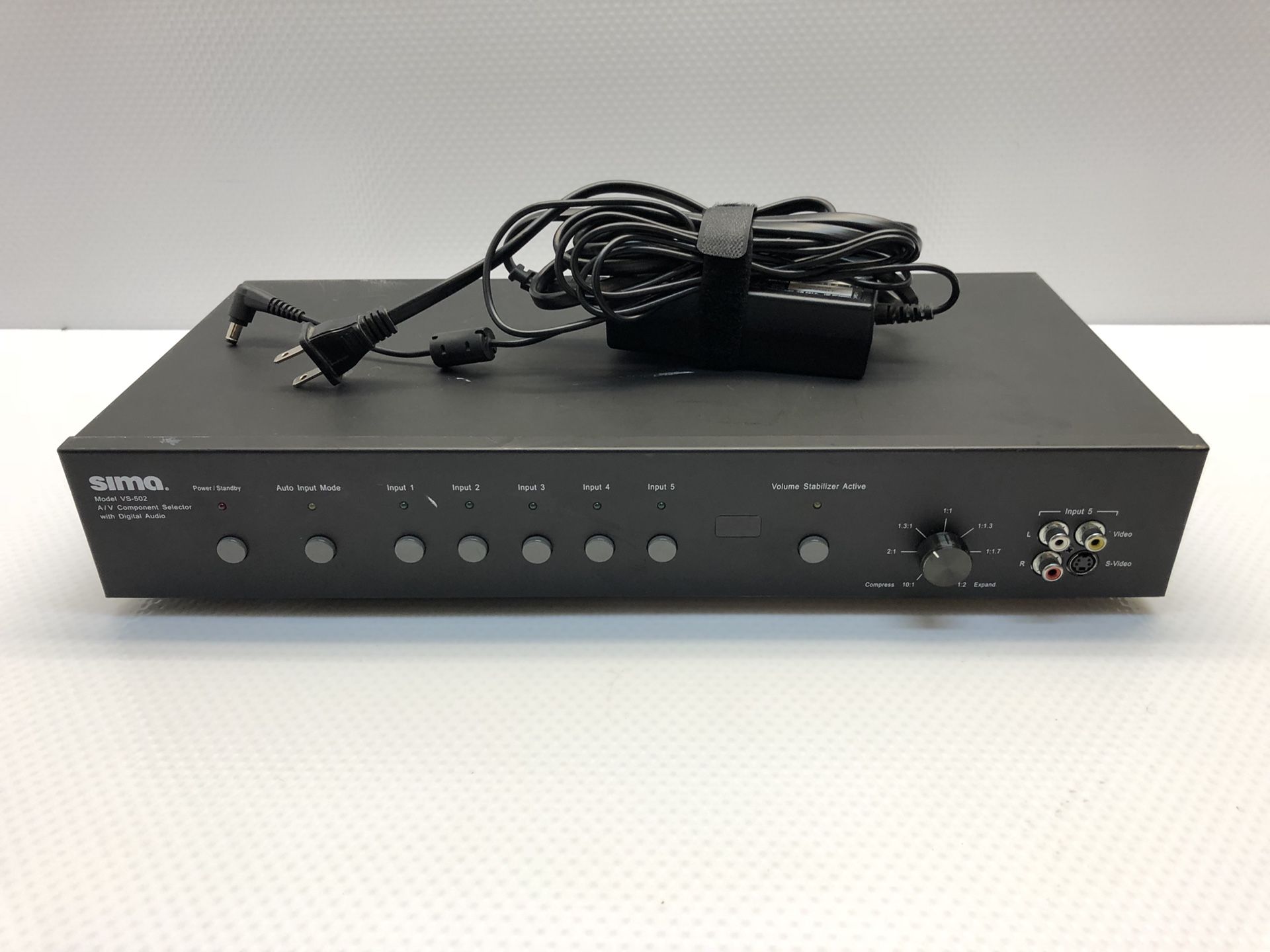 Sima VS – 502 A/V Component selector with digital audio VS502 audio video selector