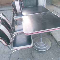 Retro 50's Dining Table And Chairs
