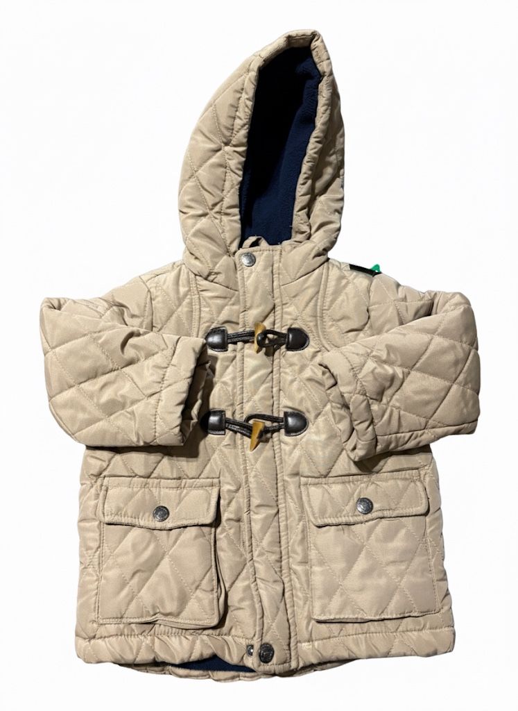 Perry Ellis Tan Quilted Kids Puffer Jacket