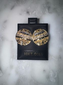 10k last supper earrings