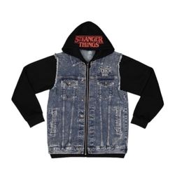 Stranger Things Hellfire Club Jacket Hoodie HHN Halloween Horror Nights Size Medium Large M L Med Lrg Md Lg Season 5