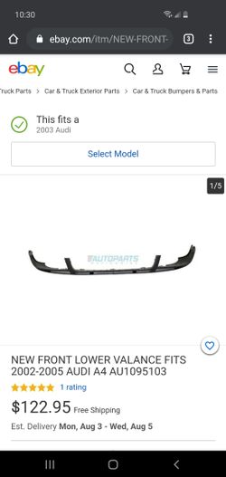 2003 audi a4 front lower balance