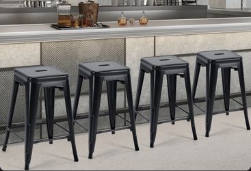 Set Of 4 New Barstools 