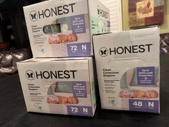 Honest Company Newborn Diapers Size N Bundle