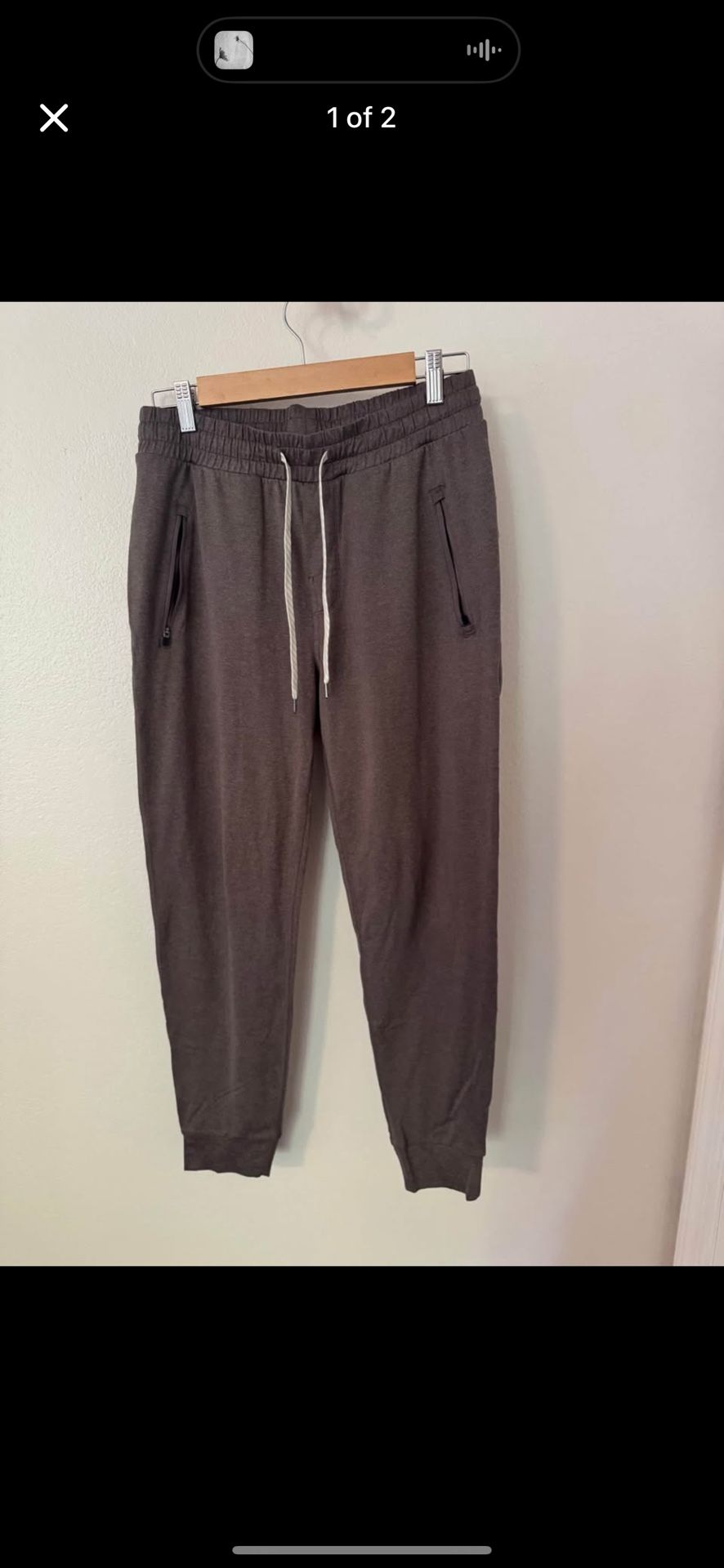Men’s Vuori Ponto Performance Joggers Size Medium