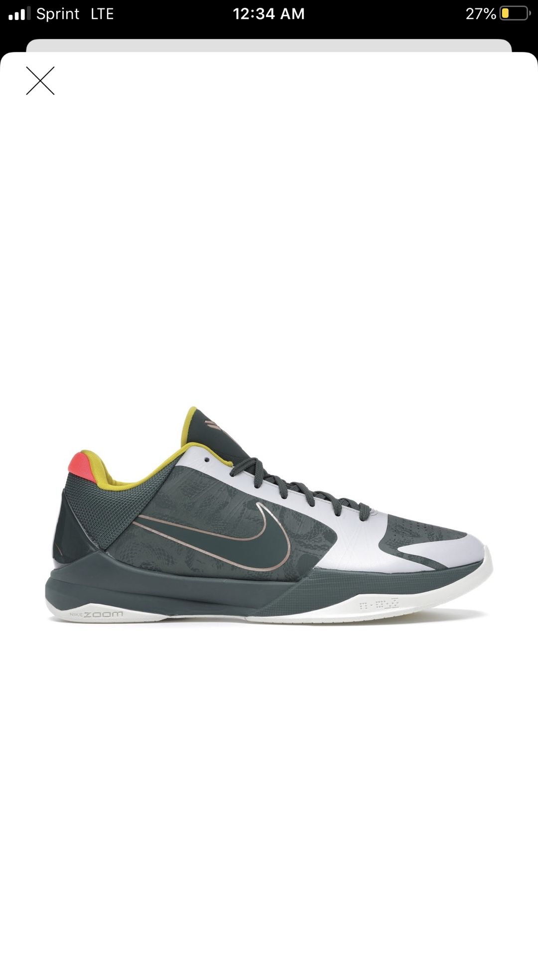 Kobe protro eybl size 13 Nike air brand new